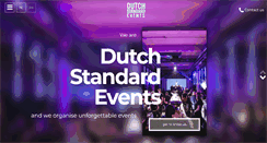 Desktop Screenshot of dutchstandardevents.com